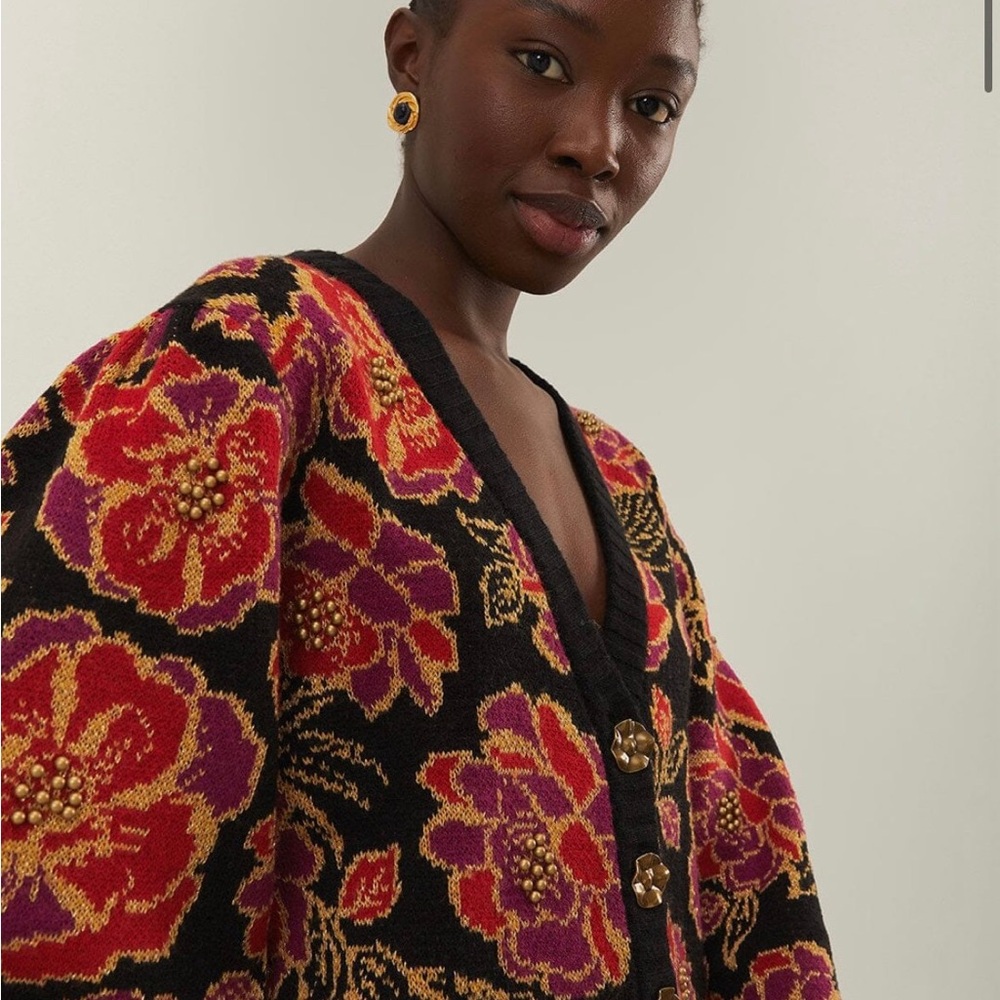 Farm Rio Cardigan with Bold Colors